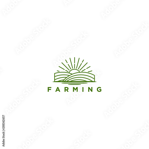 Agriculture logo - farming growing environment