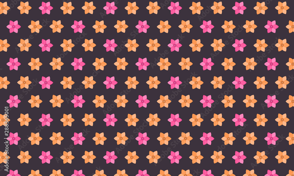 Colorful Flower On Dark Background Colorful Flower On Dark Background