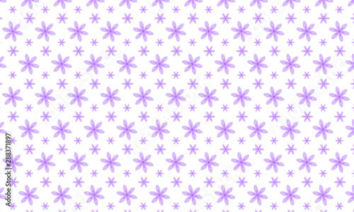 Lite  Purple Mirabilis Flower Pattern Background