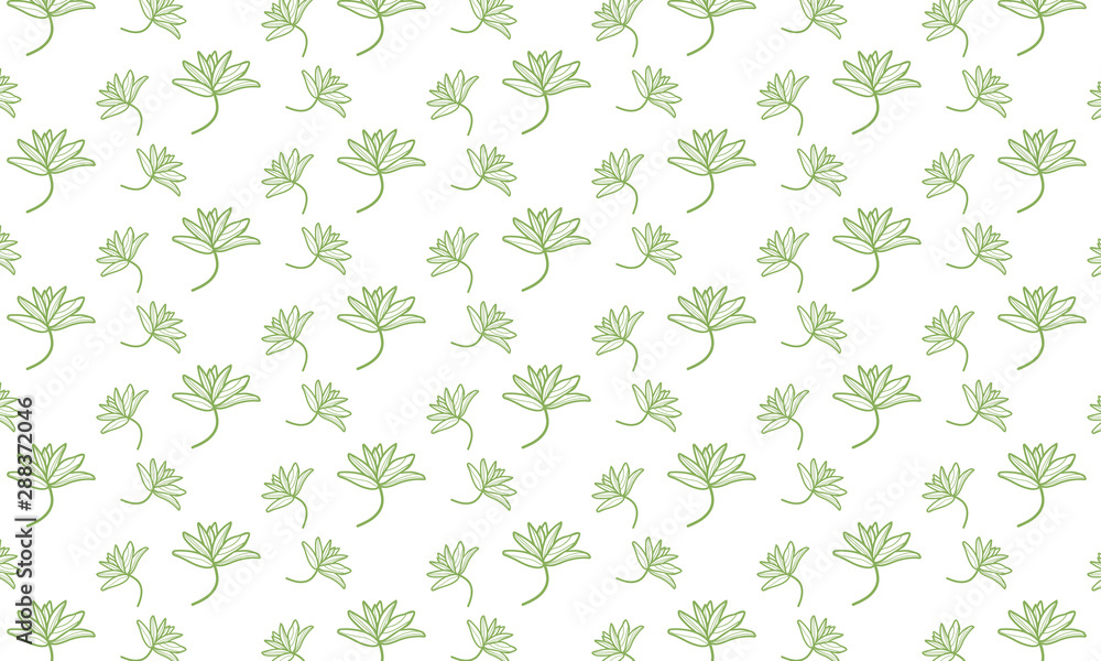 Clean Hepatica Leaves Pattern Background Clean Hepatica Leaves Pattern Background