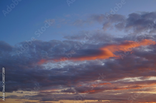 Beautiful sky with clouds background, Sky with clouds weather nature cloud blue.