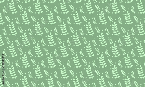 Green Background Light Green Box Elder Leaves Background Vector