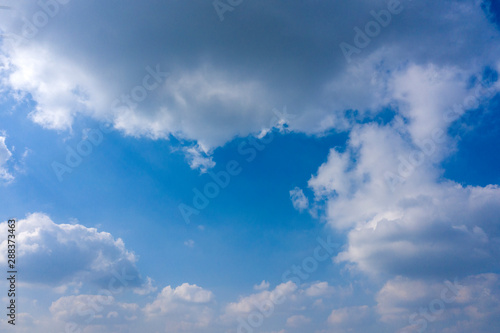 blue sky with clouds