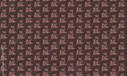 Pink Background and Purple Browalia Flower Pattern Background