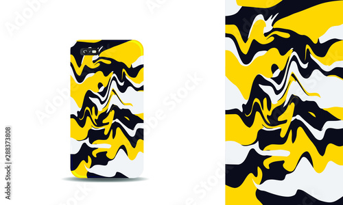 abstract phone case design vector background