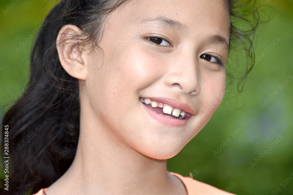 An A Smiling Diverse Girl