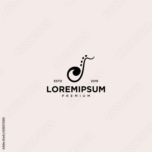 Jazz Music Logo Design Template