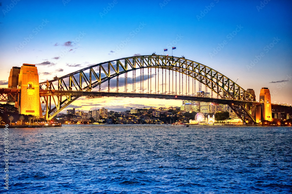 Naklejka premium Syndey Harbour Bridge