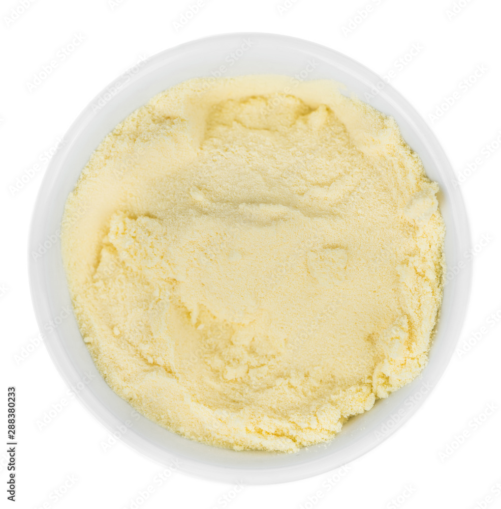 Orange fruit Powder isolated on white background Orange fruit Powder isolated on white background