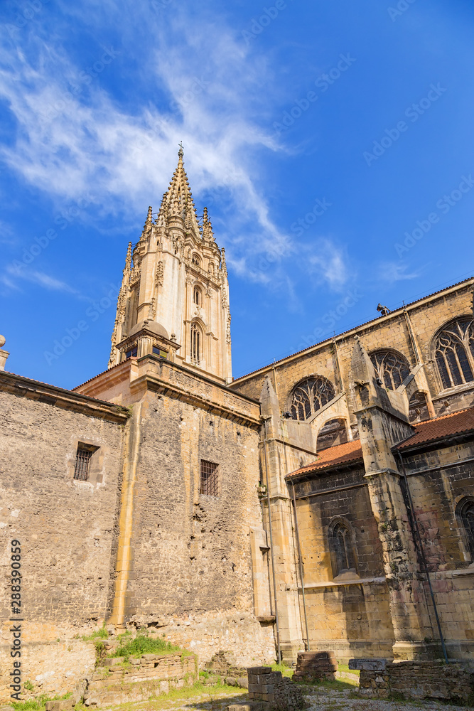 Oviedo, Spain. Cathedral (Santa Basílica Catedral de San Salvador), 1388 - 1539