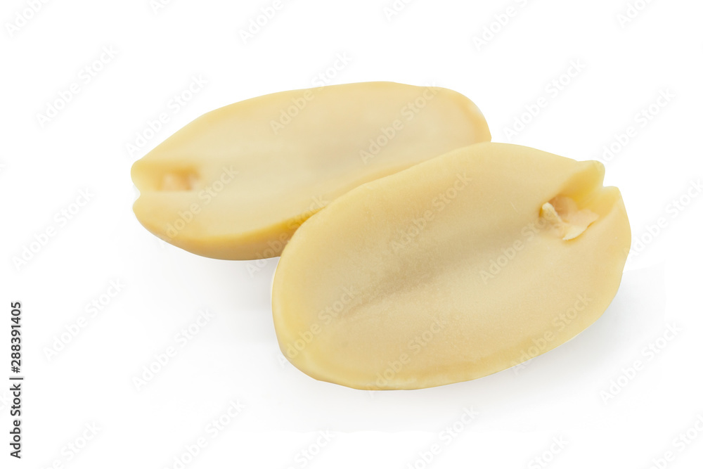 Roasted peanuts isolated on white background with clipping path Roasted peanuts isolated on white background with clipping path