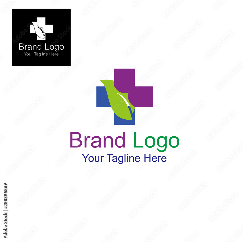the concept of a medical logo the concept of a medical logo