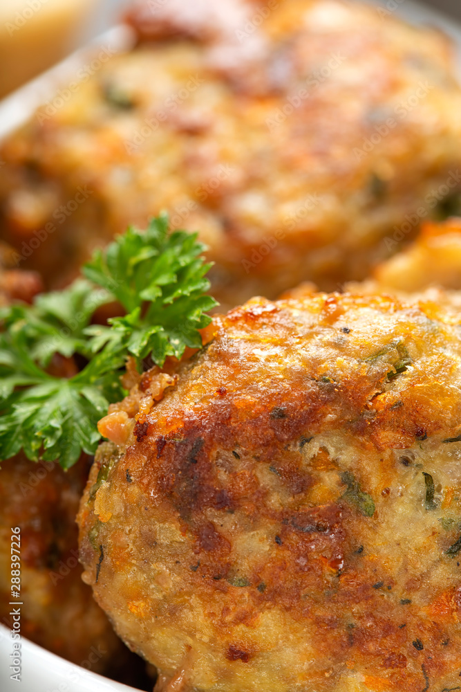 Chiftele - Romanina traditional meatballs Chiftele - Romanina traditional meatballs