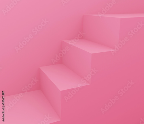 Display background for Cosmetic product presentation. Empty showcase, 3d illustration rendering.