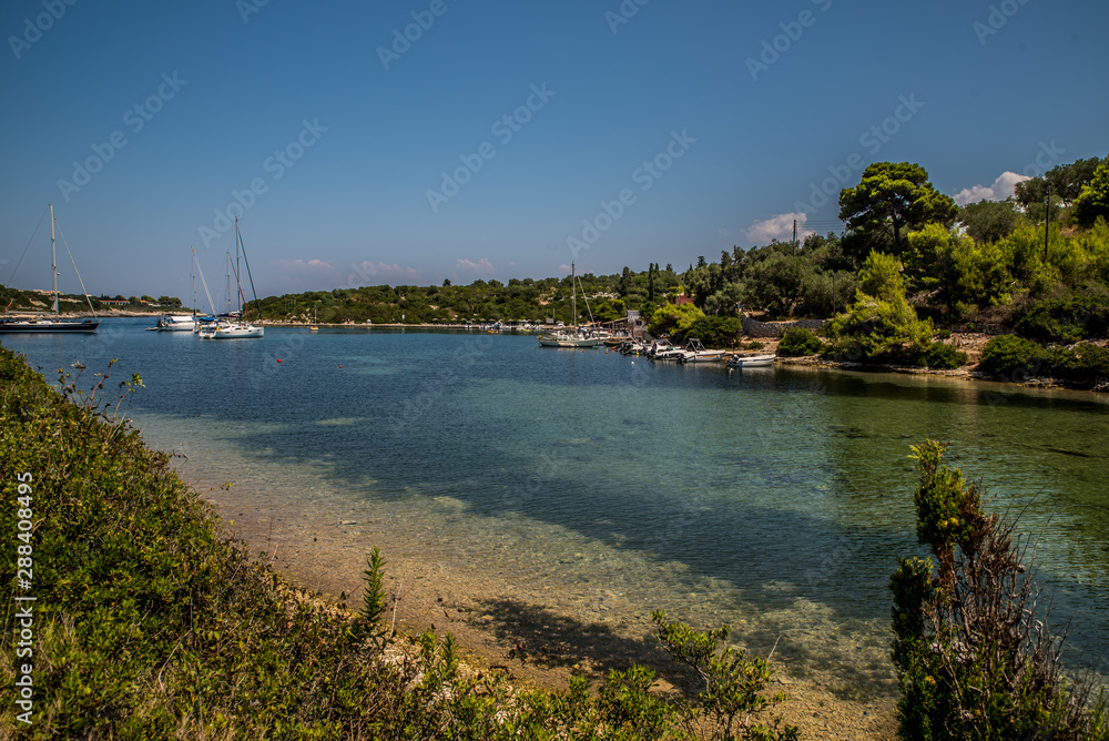 Moggonisi beach in the island of Paxoi, Ionian islands, Greece Moggonisi beach in the island of Paxoi, Ionian islands, Greece