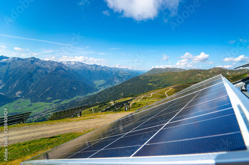 Solaranlage in den Alpen