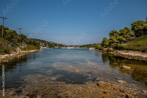 Moggonisi beach in the island of Paxoi, Ionian islands, Greece