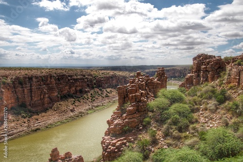 Gandikota river valley, Andhra Pradesh, india photo