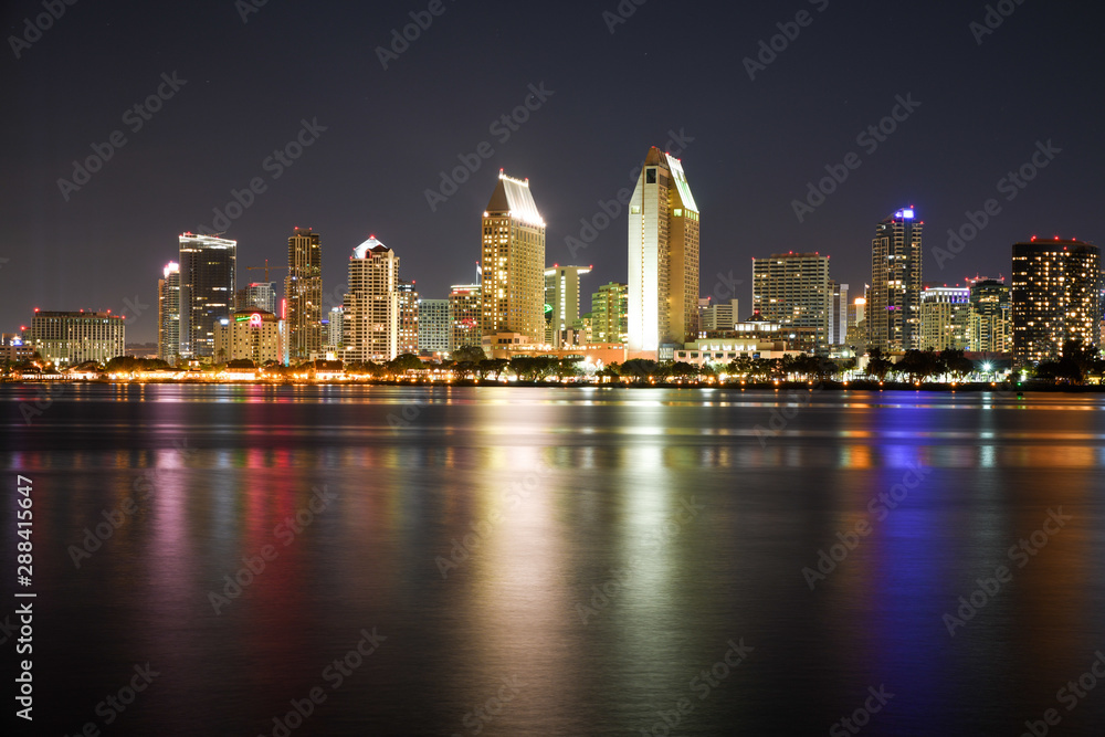 San Diego Skyline at night