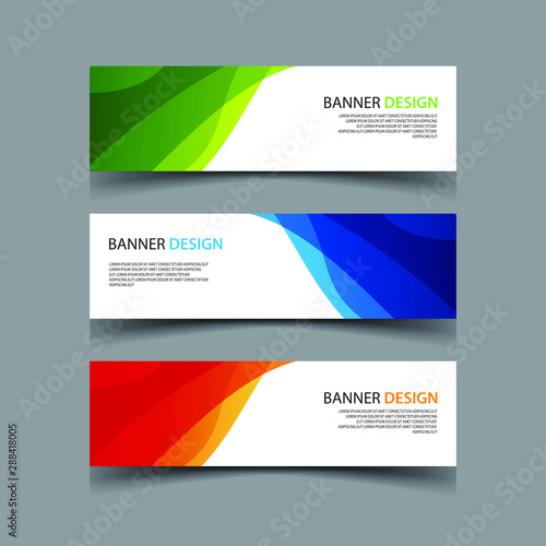 Vector Abstract design banner web template