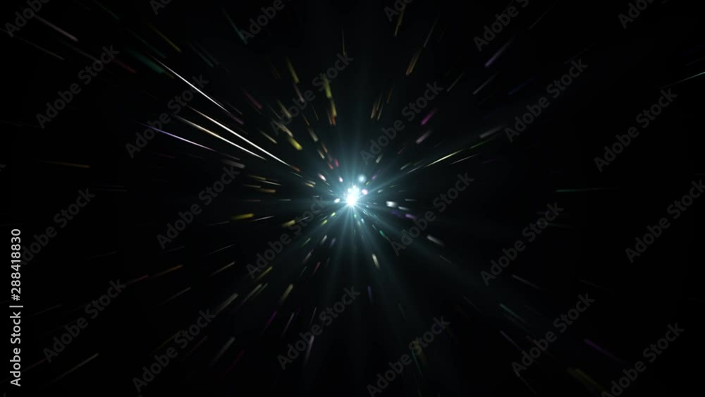 Abstract creative cosmic background. Speed of light, neon glowing rays in motion. Beautiful fireworks, colorful explosion Abstract creative cosmic background. Speed of light, neon glowing rays in motion. Beautiful fireworks, colorful explosion