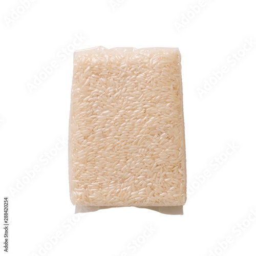 Rice Pack Isolated on White Background