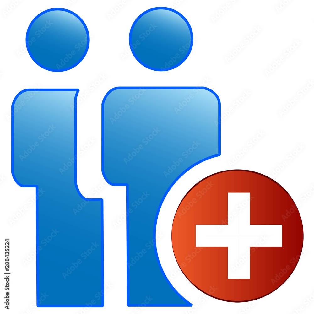 Add people to the network group. Vector icon. Add people to the network group. Vector icon.