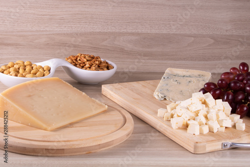 cheese board with side dishes
