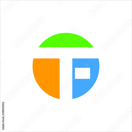 Photos Letter T F Logo. Symbol. Icon Vector Eps 10.