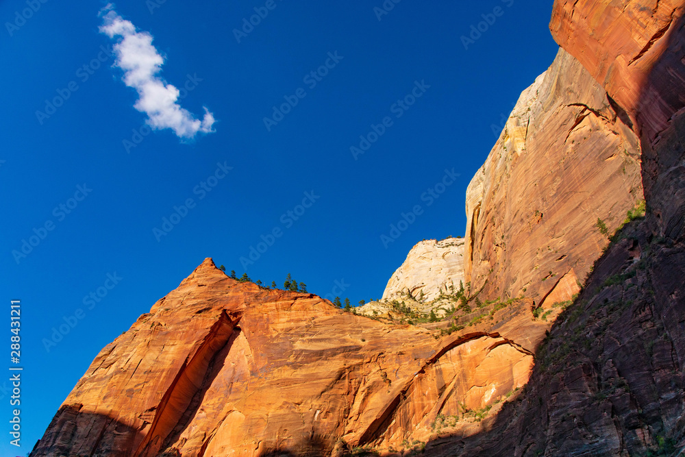 Clouds Over The Cliffs of Zion Canyon