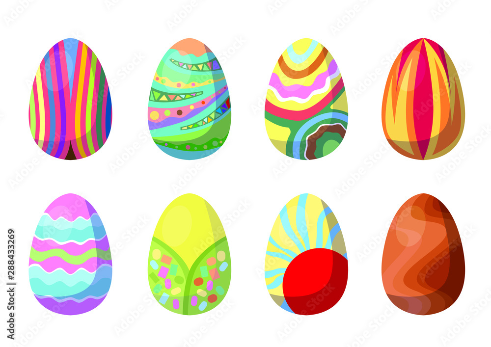 easter egg design on white background illustration vector easter egg design on white background illustration vector