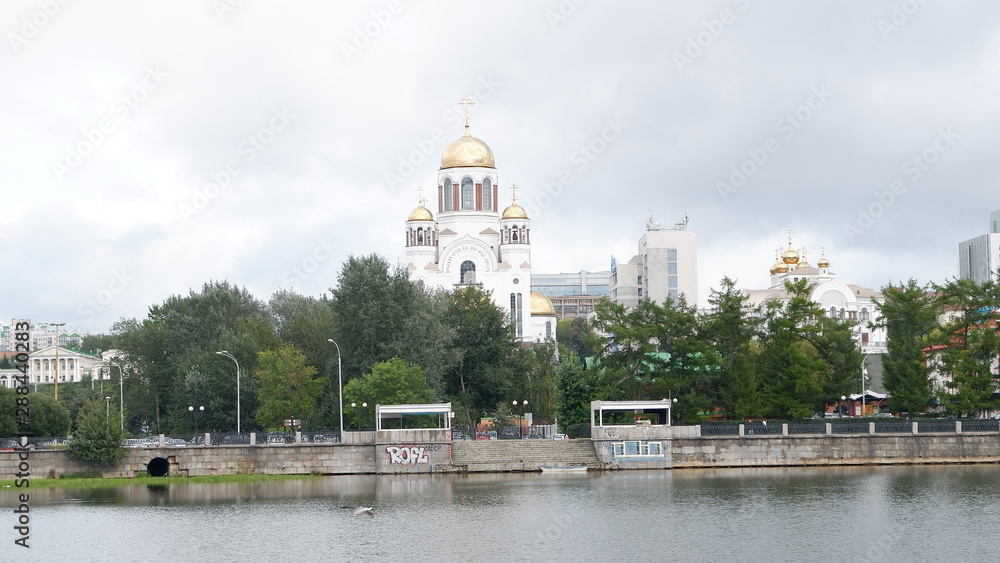 Fototapeta premium the temple city of Ekaterinburg,Russia