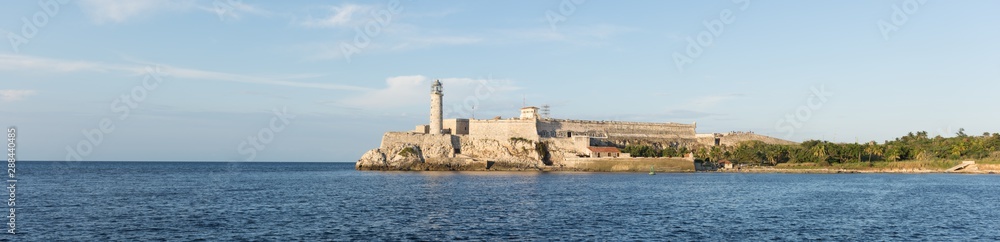 Panoramic view of the lighthouse in Old Havana