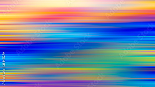Abstract rainbow gradient color motion blurred background