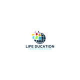 Mosaik globe logo for education and technology