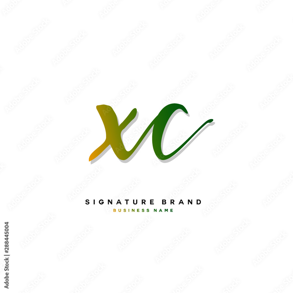 X C XC Initial letter handwriting and signature logo concept design. X C XC Initial letter handwriting and signature logo concept design.
