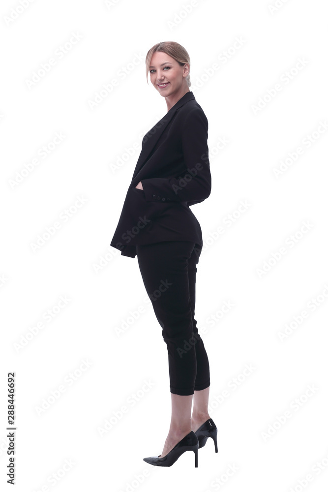 successful young businesswoman. isolated on white background successful young businesswoman. isolated on white background