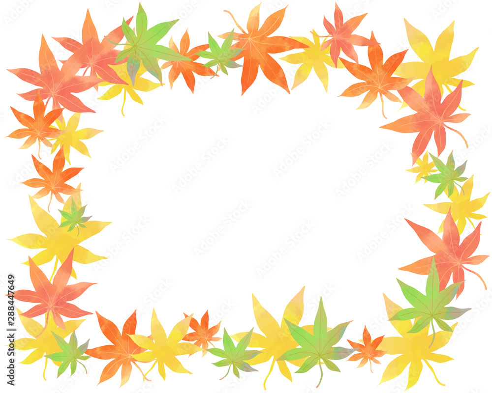 紅葉の背景 枠 フレーム 秋の素材 ベクター 水彩イラスト Stock Vector Adobe Stock 紅葉の背景 枠 フレーム 秋の素材 ベクター 水彩イラスト Stock Vector Adobe Stock