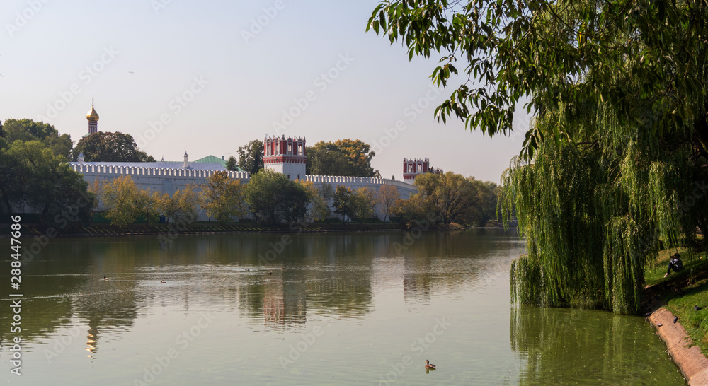 Embankment of the Novodevichy convent.