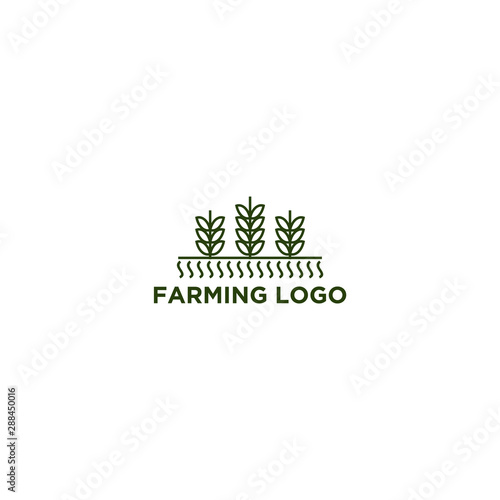 Agriculture logo - farming growing environment
