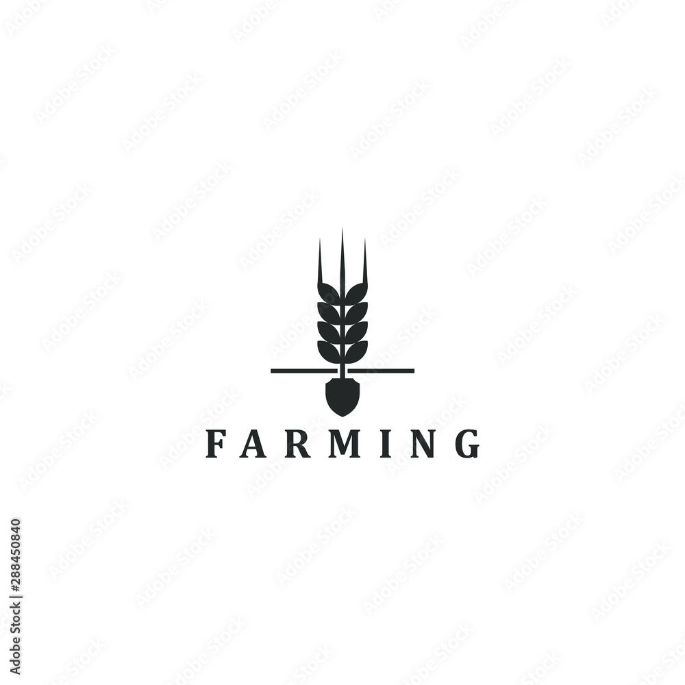 Agriculture logo - farming growing environment
