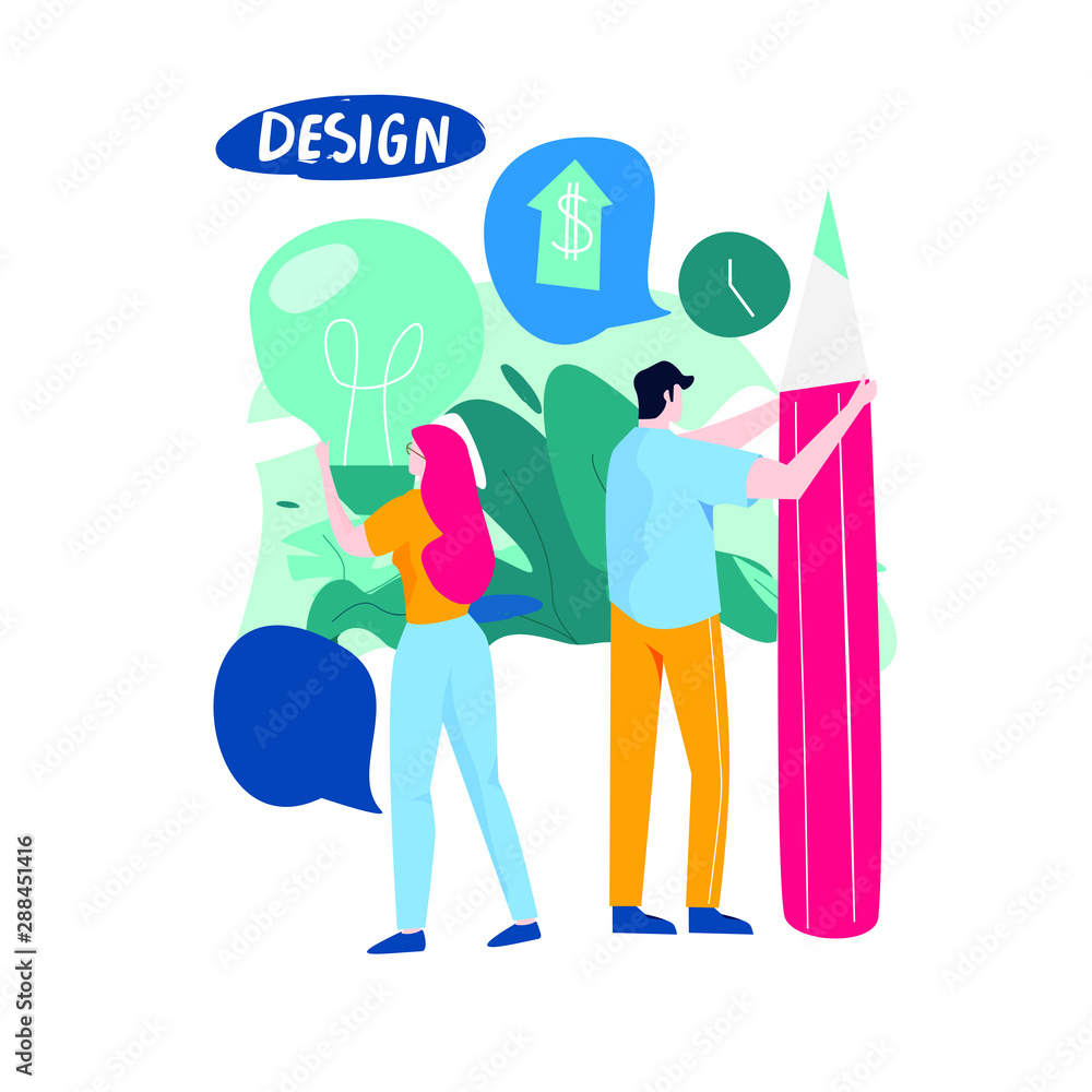 Design studio, designing, graphic design, drawing, art, creative ideas, education flat vector illustration. Online courses and tutorials concept for mobile and web graphics Design studio, designing, graphic design, drawing, art, creative ideas, education flat vector illustration. Online courses and tutorials concept for mobile and web graphics