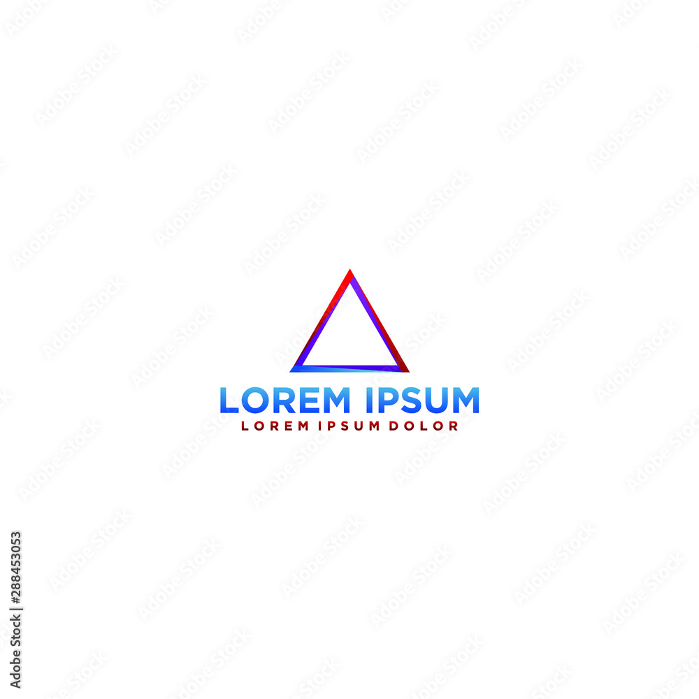 Modern technology logo - internet web and apps design Modern technology logo - internet web and apps design