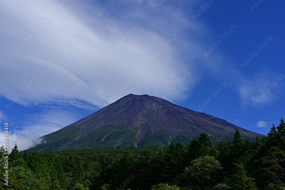 Mt.Fuji and summer clouds Mt.Fuji and summer clouds