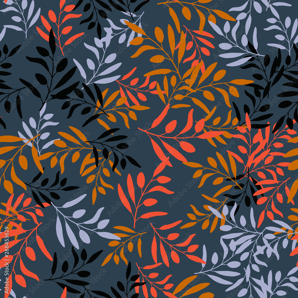 Seamless olive branch pattern Seamless olive branch pattern