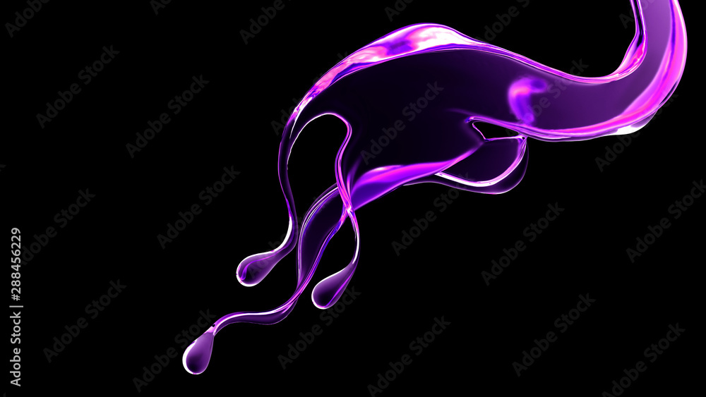Splash fluid. 3d illustration, 3d rendering. Splash fluid. 3d illustration, 3d rendering.