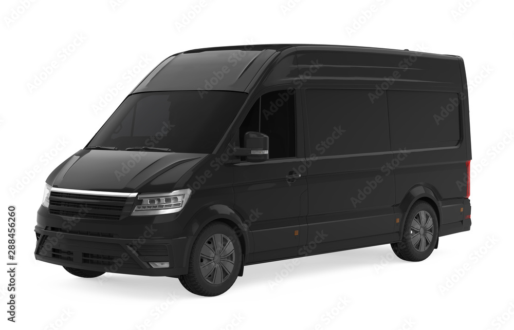 Delivery Van Isolated Delivery Van Isolated