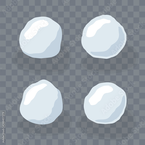 Premium Vector  Snow ball effect.snowball rolling down the mountain.winter  design.white blue snow template.vector.