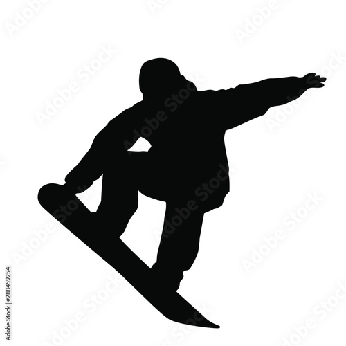 Snowboarding Silhouette