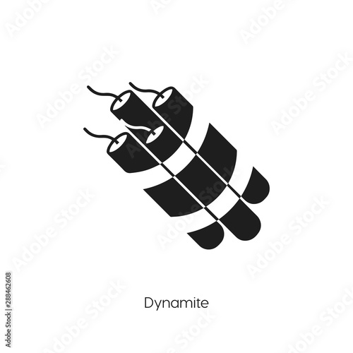 dynamite icon. dynamite icon vector. Linear style sign for mobile concept and web design. dynamite symbol illustration. vector graphics - Vector	